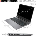 OMEN 16 Inch Laptop, FHD 144Hz Display, Intel Core I7-14700Hx, 16 GB RAM, 512 GB SSD, NVIDIA Geforce RTX 4060 GPU (8 GB Dedicated), Windows 11 Home, 16-Ae0009Nr (2024)