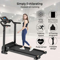 Electric Motorized Foldable Treadmill Running Fitness Machine Walking Jogging UK