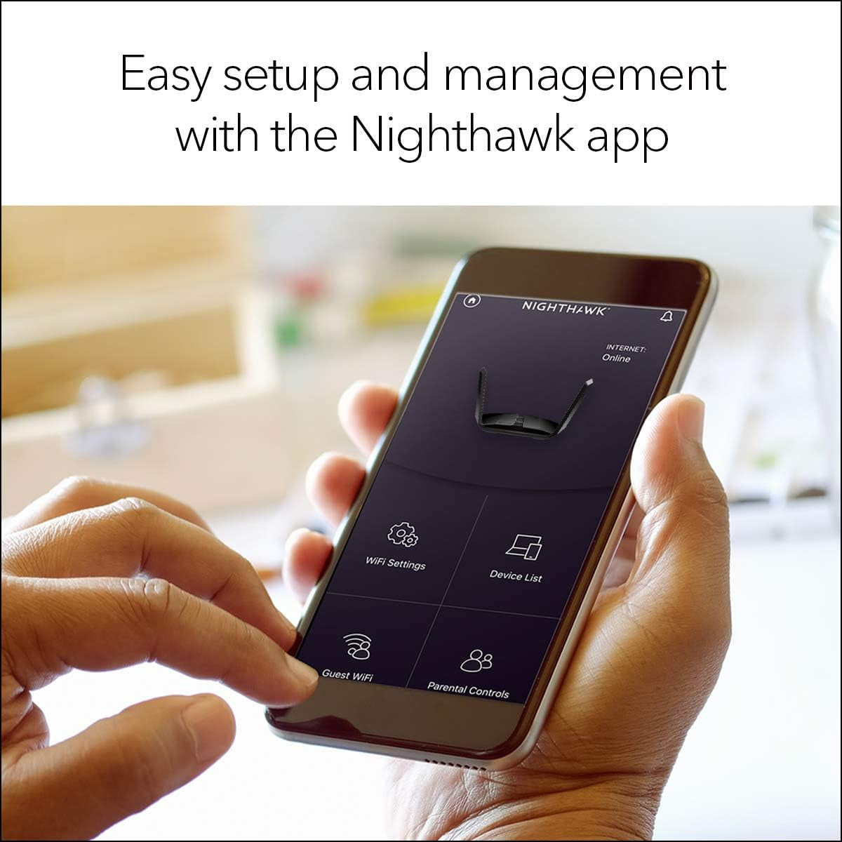 NETGEAR Nighthawk AX6000 Wi-Fi 6 Router (RAX120) | 12-Stream Dual-Band | 6Gbps Speed, 30 Devices, 3,500 Sq.Ft Coverage