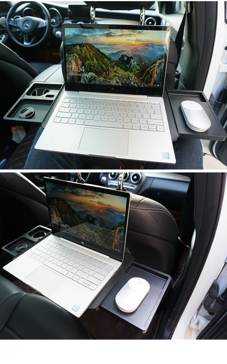 Car Dining Table & Laptop Stand – Rear Seat Folding Tray