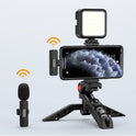 Fill Light Microphone Desktop Tripod – Vlog Live Set