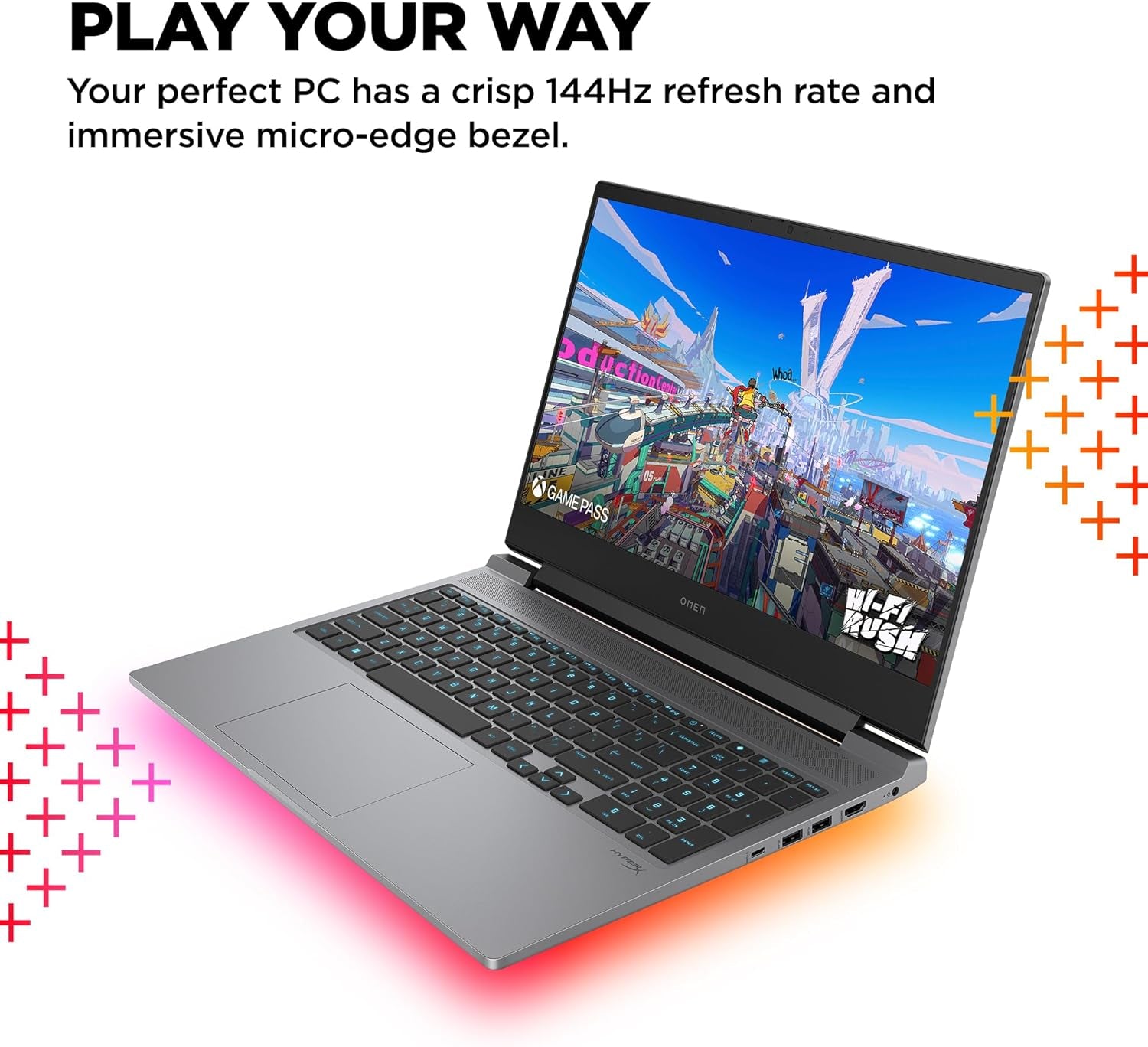 OMEN 16 Inch Laptop, FHD 144Hz Display, Intel Core I7-14700Hx, 16 GB RAM, 512 GB SSD, NVIDIA Geforce RTX 4060 GPU (8 GB Dedicated), Windows 11 Home, 16-Ae0009Nr (2024)