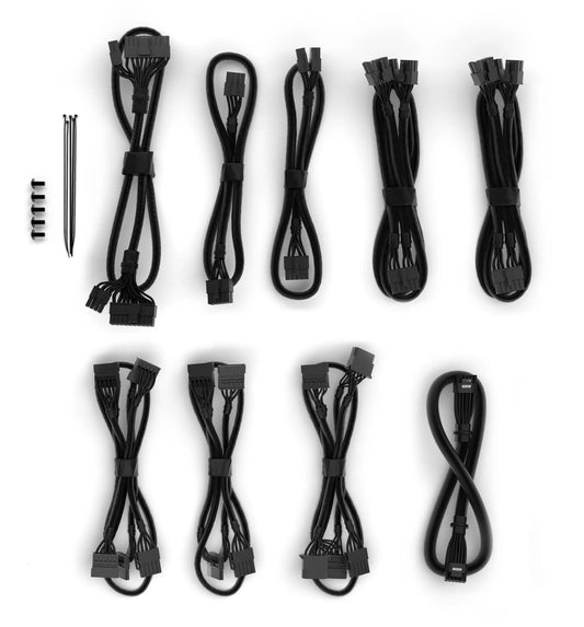 CORSAIR Premium Individually Sleeved PSU Cable Kit Pro - Black