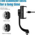 Portable Gimbal with Wireless Remote, Mobile Phone Stabilizer for Vlog Youtuber, Compatible with Iphone and Android Smartphones
