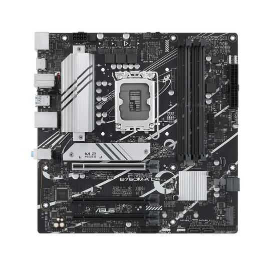 ASUS® PRIME B760M-K D4 (mATX, LGA1700, DDR4, M.2 PCIe 4.0)