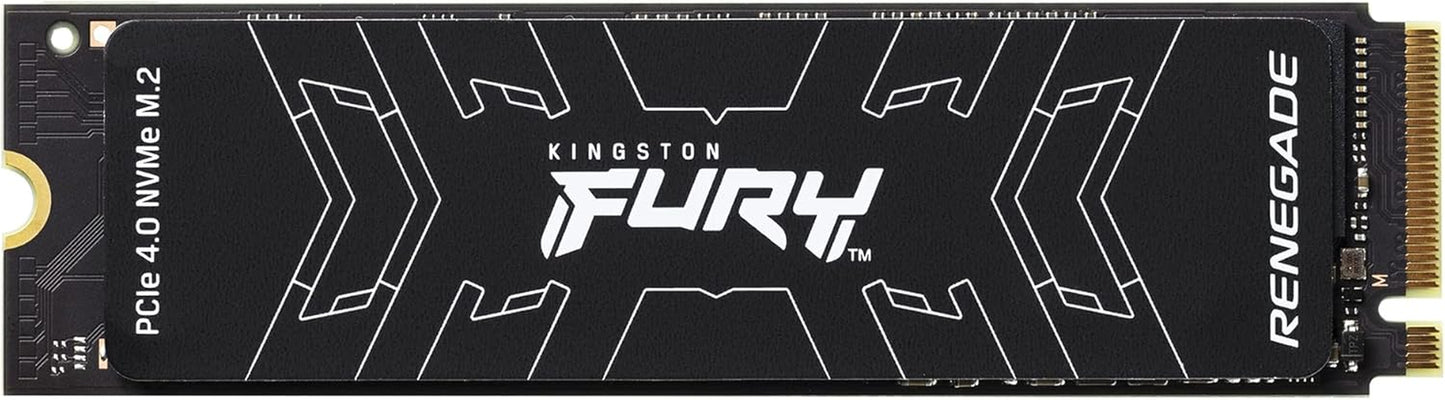 FURY Renegade 1TB Pcie Gen 4.0 Nvme M.2 Internal Gaming SSD | up to 7300 Mb/S | Graphene Heat Spreader | 3D TLC NAND | Works with PS5 | SFYRS/1000G, Solid State Drive