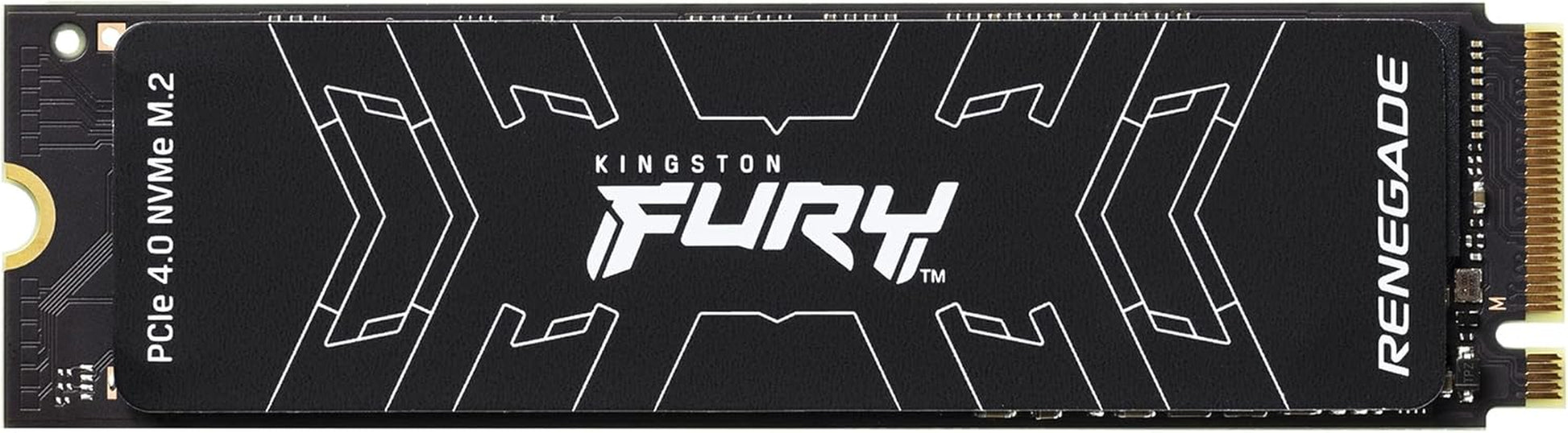 FURY Renegade 1TB Pcie Gen 4.0 Nvme M.2 Internal Gaming SSD | up to 7300 Mb/S | Graphene Heat Spreader | 3D TLC NAND | Works with PS5 | SFYRS/1000G, Solid State Drive