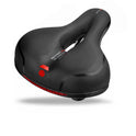 Comfort Gel Bicycle Saddle – Wide Bike Seat with Dual Suspension & Memory Foam