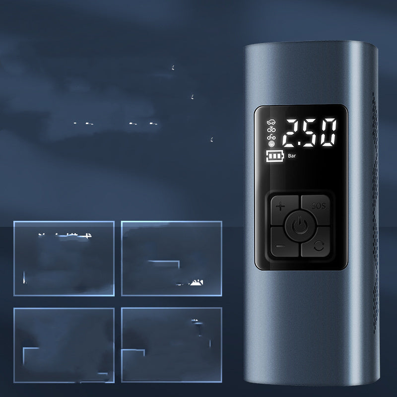 Wireless Portable Electric Car Air Pump – High Power & Rechargeable