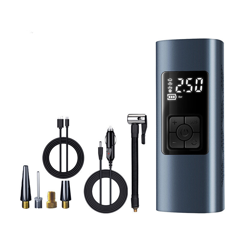 Wireless Portable Electric Car Air Pump – High Power & Rechargeable