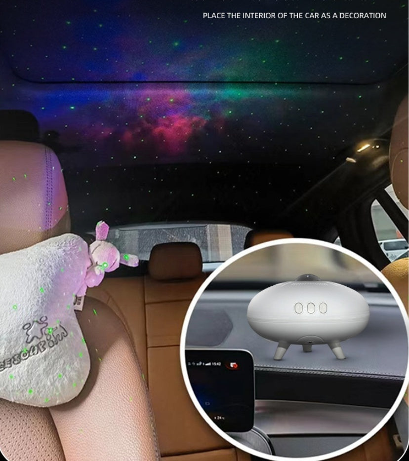 UFO Star Light Colorful Projection Lamp – Mesmerizing Galaxy Projector