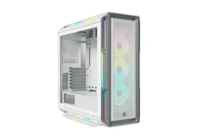 CORSAIR iCUE 5000T RGB MID TOWER GAMING CASE - WHITE