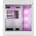PCS LUMIN ARGB MID TOWER CASE (WHITE) (PWM)