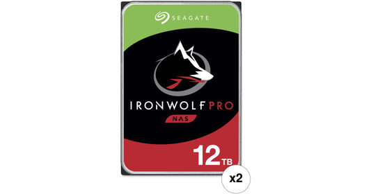 12TB SEAGATE IRONWOLF PRO 3.5", 7200 RPM 256MB CACHE